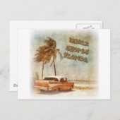 Vintage indische Küstenlandschaft Postkarte (Vorne/Hinten)