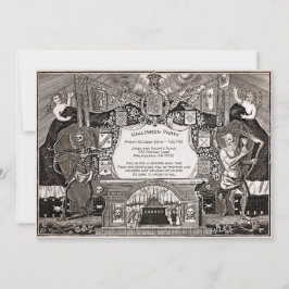 Vintage, individuell anpassbare, kreative Einladun Einladung