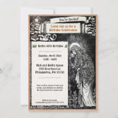 Vintage individuell anpassbare Party Einladung (Vorderseite)