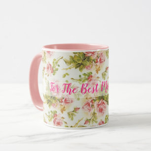 Vintage individuell anpassbare Rose moderne belieb Tasse