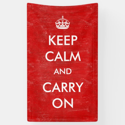 Vintage, individuell einstellbare Ruhe und Bewegun Banner (Vertikal)