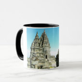 Vintage Indonesien, Java, Prabanam-Hindutempel, Tasse (Vorderseite Links)