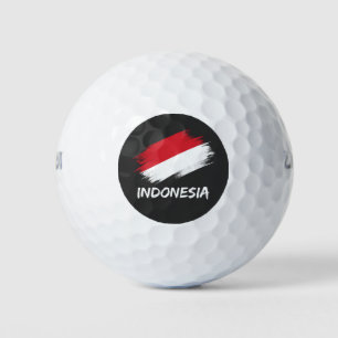 Vintage Indonesisch: Indonesien-Flagge Sportliebha Golfball