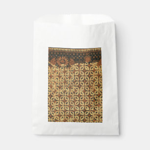 Vintage indonesischer Batik-Kawung-Muster rustikal Geschenktütchen