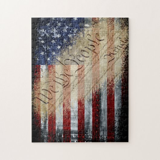 Vintage Industriegesellschaft, die "People America Puzzle (Vertikal)