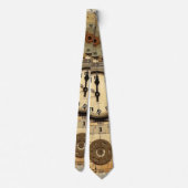 Vintage industrielle Grunge Necktie Krawatte (Rückseite)