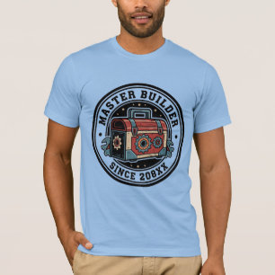 Vintage Industrielles Werkzeugkasten Master Builde T-Shirt