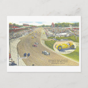 Vintage Indy 500, Indianapolis Motor Speedway Postkarte
