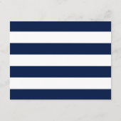 Vintage Informationen zu den Ankergastdaten Begleitkarte (Rückseite)