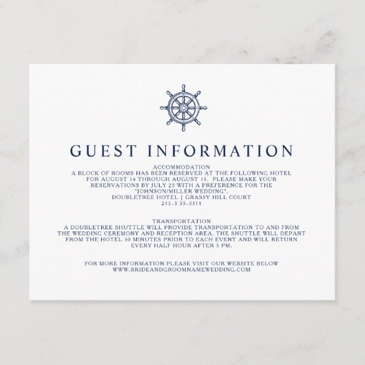 Vintage Informationen zu den Schiffskatastrophen Begleitkarte (Vorderseite)