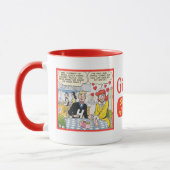 Vintage Ingwer Sweethearts. Tasse (Links)