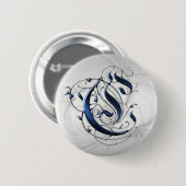 Vintage Initiale C Button (Vorne & Hinten)