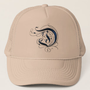 Vintage Initiale D Truckerkappe