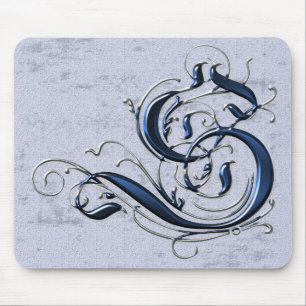 Vintage Initiale S Mousepad
