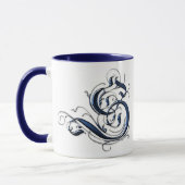 Vintage Initiale S Tasse (Links)
