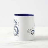 Vintage Initiale S Tasse (Zentrum)