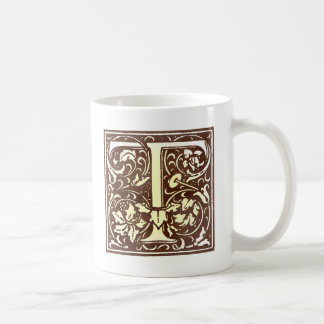 Vintage Initiale T Kaffeetasse
