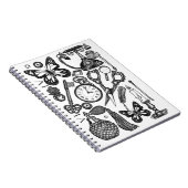 Vintage Ink Antiques Notebook Notizblock (Rechte Seite)