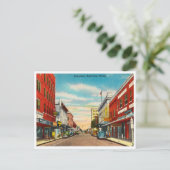 Vintage Innenstadt, Bradenton, Florida Postkarte (Stehend Vorderseite)