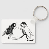 Vintage Insects Dancing; Bluebottle Fly Schlüsselanhänger (Vorderseite)