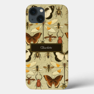 Vintage Insekten Einzigartige Schmetterlingsentomo Case-Mate iPhone Hülle
