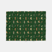 Vintage Insekten Fleece Blanket (Vorderseite (Horizontal))