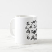 Vintage Insekten Kaffeetasse (Vorderseite Links)