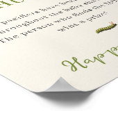 Vintage Insekten Kinderdusche Schnuller Jagd Poster (Ecke)