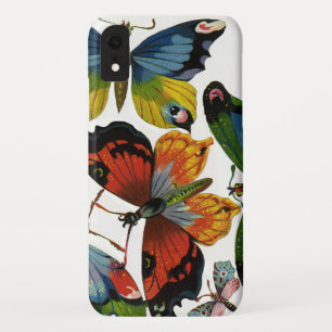 Vintage Insekten oder Bugs, schöne Schmetterlinge Case-Mate iPhone Hülle