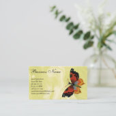 Vintage Insekten oder Bugs, schöner Schmetterling Visitenkarte (Stehend Vorderseite)