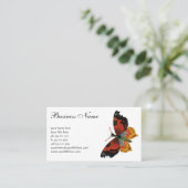 Vintage Insekten oder Bugs, schöner Schmetterling Visitenkarte (Stehend Vorderseite)