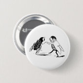 Vintage Insekten tanzen; Bluebottle Fly Button (Vorne & Hinten)