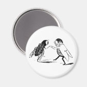 Vintage Insekten tanzen; Bluebottle Fly Magnet (Vorderseite/Rückseite)