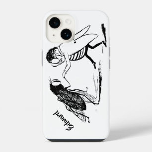 Vintage Insekten tanzen; Schmeißfliege iPhone 14 Hülle