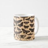 Vintage Insekten-Tasse Kaffeetasse (VorderseiteRechts)