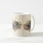 Vintage Insekten und Bugs, Rhinozeroskäfer Kaffeetasse (VorderseiteRechts)