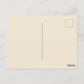 Vintage Insektendarstellung Postkarte (Rückseite)