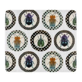 Vintage Insektenkunde Schneidebrett