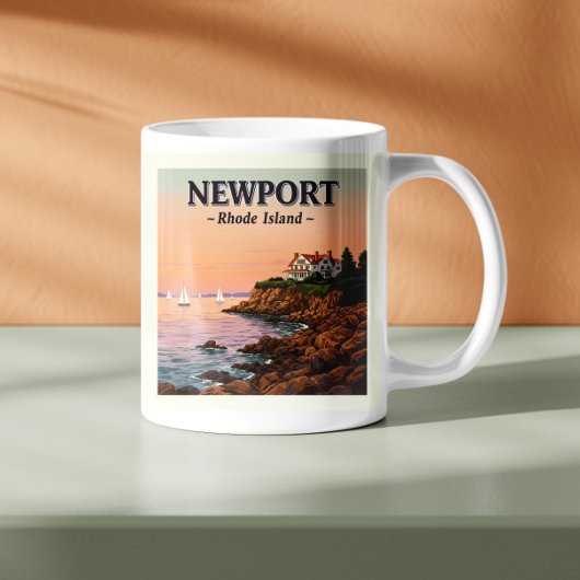Vintage Insel Newport Rhode Kaffeetasse