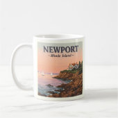 Vintage Insel Newport Rhode Kaffeetasse (Links)