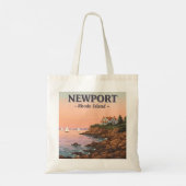 Vintage Insel Newport Rhode Tragetasche (Rückseite)