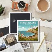 Vintage Insel Rhode Button