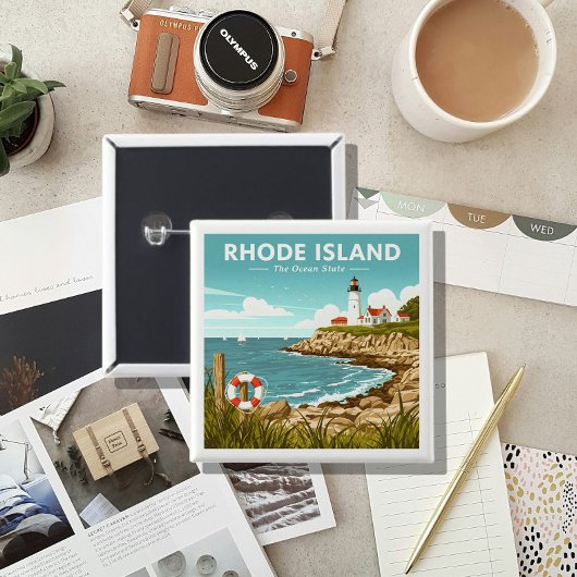 Vintage Insel Rhode Button