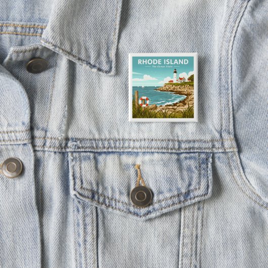 Vintage Insel Rhode Button (Beispiel)