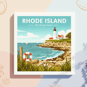 Vintage Insel Rhode Fliese