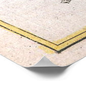 Vintage Inseln der Karibik Karte (1780) Poster (Ecke)