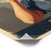 Vintage Inspirational Nurse Poster (Ecke)