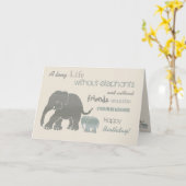 Vintage Inspirationselementtypografie zum Geburtst Karte (Gelbe Blume)