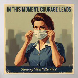 Vintage-Inspirationsposter für Krankenschwestern Poster
