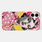 Vintage Inspired Portrait Of Woman iPhone Hülle (Rückseite (Horizontal))